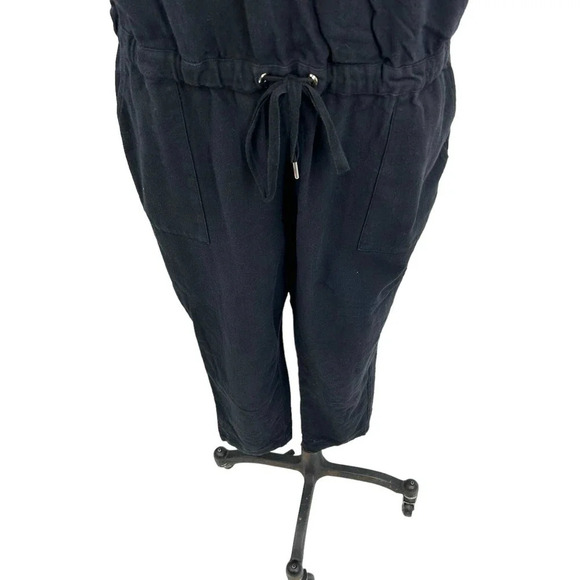 n:PHILANTHROPY Gingham Jumpsuit in Black Cat Size Large - Picture 5 of 11